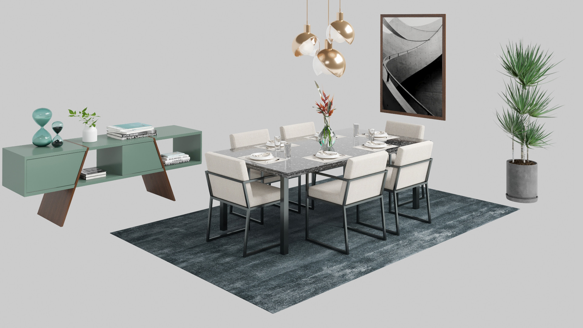 Dining - Virtual Staging Furniture Catalog - Vinaphoto
